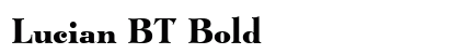 Lucian BT Bold preview