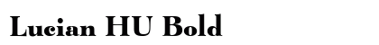 Lucian HU Bold preview