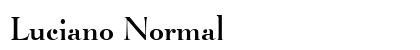 Luciano Normal preview