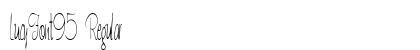 LucyFont95 Regular preview
