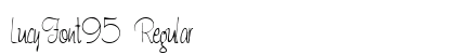 LucyFont95 Regular preview