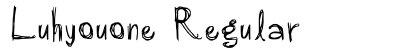 Luhyouone Regular preview