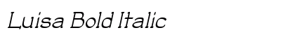 Luisa Bold Italic Preview