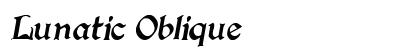 Lunatic Oblique Preview