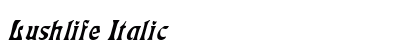 Lushlife Italic Preview