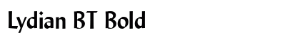 Lydian BT Bold Preview