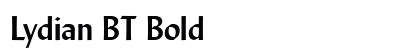Lydian BT Bold Preview