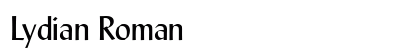 Lydian Roman Preview