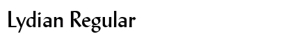 Lydian Regular Preview