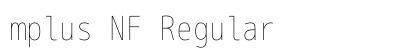 mplus NF Regular preview