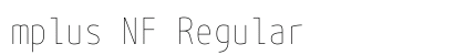 mplus NF Regular Preview