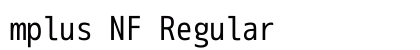 mplus NF Regular preview