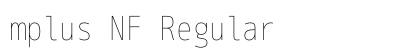 mplus NF Regular preview