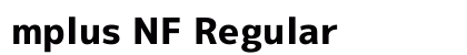 mplus NF Regular Preview