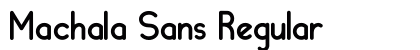 Machala Sans Regular preview