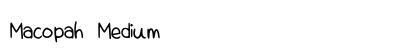 Macopah Medium preview