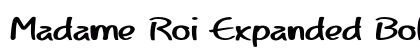 Madame Roi Expanded Bold preview