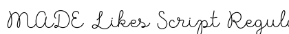 MADE Likes Script Regular preview
