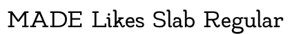 MADE Likes Slab Regular preview
