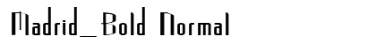 Madrid_Bold Normal preview