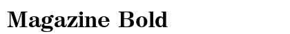 Magazine Bold preview