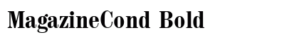 MagazineCond Bold preview