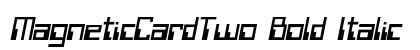 MagneticCardTwo Bold Italic Preview