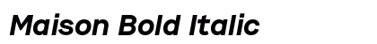 Maison Bold Italic preview