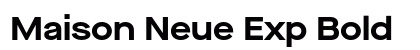 Maison Neue Exp Bold preview