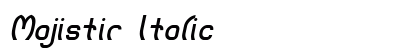 Majistir Italic Preview