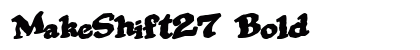 MakeShift27 Bold preview
