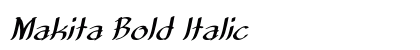 Makita Bold Italic preview