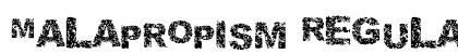 Malapropism Regular preview