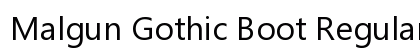 Malgun Gothic Boot Regular preview