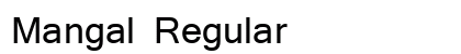 Mangal Regular Preview