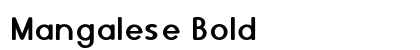 Mangalese Bold preview