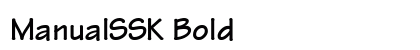 ManualSSK Bold preview