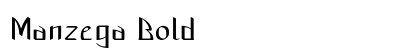 Manzega Bold preview