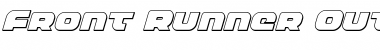 Download Front Runner Outline Italic Font
