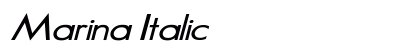 Marina Italic Preview