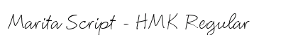 Marita Script - HMK Regular preview