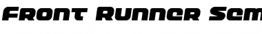 Front Runner Semi-Italic Font