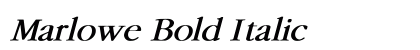 Marlowe Bold Italic preview