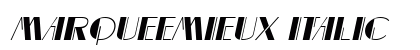 MarqueeMieux Italic Preview