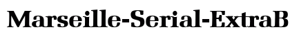 Marseille-Serial-ExtraBold Regular preview