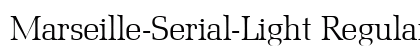 Marseille-Serial-Light Regular preview