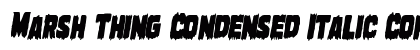 Marsh Thing Condensed Italic Condensed Italic preview