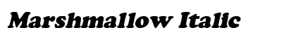 Marshmallow Italic preview
