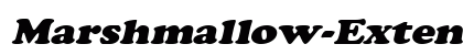 Marshmallow-Extended Italic preview