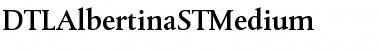 DTLAlbertinaSTMedium Regular Font